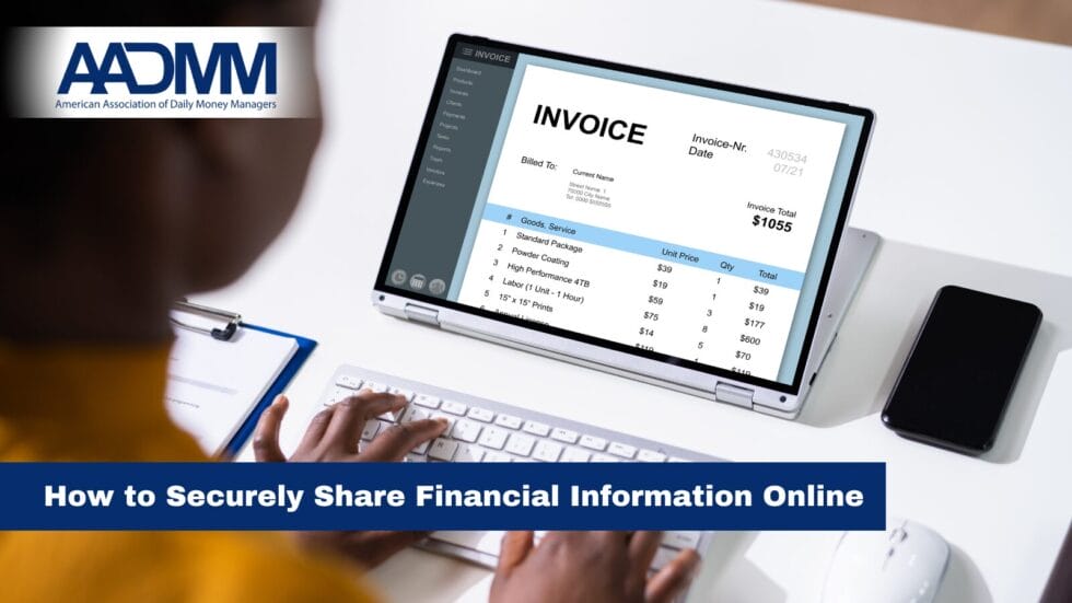 how to securely share financial information online 980x551